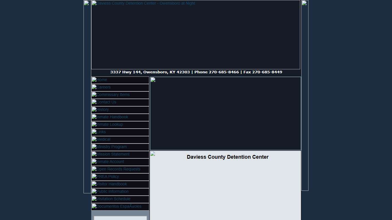 Welcome to the Daviess County Detention Center